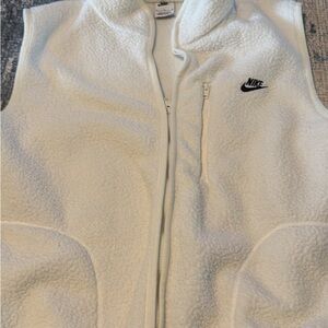 Nike Ivory Fleece Vest